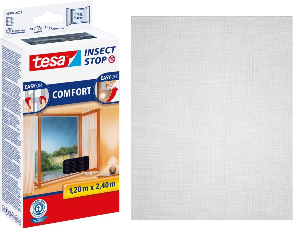 🤴 tesa INSECT STOP Klett Fliegengitter Premium für Fenster, Insektenschutz mit starkem Klettband, rückstandsfrei entfernbar, zuschneidbar, ohne Bohren – 120 cm x 240 cm – Anthrazit (Durchsichtig)14,32€ statt 25,99€ – 45,0 🔥🚚 Verkauft durch Amazon und Versand durch Amazon21,202 Bewertungen: 4.5 / 5.0 ⭐️⭐️⭐️⭐️⭐️🛒 zu Amazon https://www.amazon.de/dp/B001ULCOH0/?th=1&tag=preisfehlerheute-21#038;psc=1&tag=preisfehlerheute-21