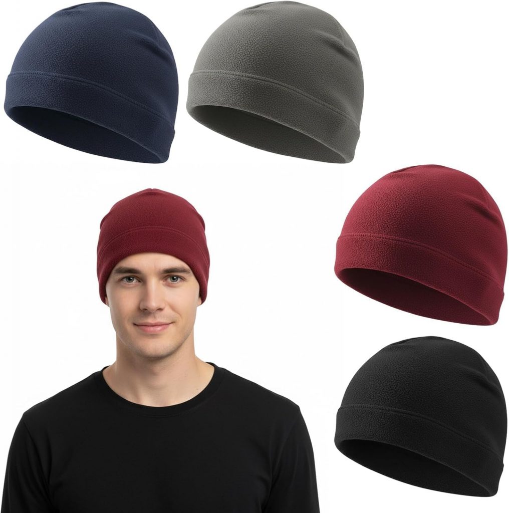 PjuQow Fahrradmütze, Mütze Unter Fahrradhelm 4er Set, Fahrrad Mütze Für Radsport, Helmmütze In Schwarz Grau Navy Bordeaux, 18×15 cm2.99€ ➡️ https://www.amazon.de/dp/B0GC56R5RF/?tag=preisfehlerheute-21