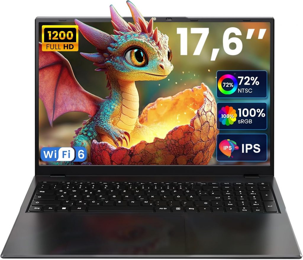 👑 jumper Laptop 17,6 Zoll, Celeron Quad core, Office 365, 16GB RAM 512GB SSD + 128GB eMMC, 10 sRGB FHD Display, QWERTY Leuchtende Tastatur, mit Deutscher Tastaturfolie, 7000mAh, für Studenten.455,99€ statt 799,99€ – 44,0 🔥🚚 Verkauft von Lingtong Technology und Versand durch Amazon18 Bewertungen: 4.2 / 5.0 ⭐️⭐️⭐️⭐️🛒 zu Amazon https://www.amazon.de/dp/B0GR2YNB3D/?th=1&tag=preisfehlerheute-21#038;psc=1&tag=preisfehlerheute-21