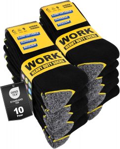 Effeet 10 Paar Arbeitssocken Herren Socken, Gepolsterte Verst&auml;rkte WORK Socken, Atmungsaktiv Funktionssocken mit Komfortbund, Lange Work Socks13,99&euro; statt 24,99&euro;➡️ https://www.amazon.de/dp/B0F6LCG8FQ/?tag=preisfehlerheute-21