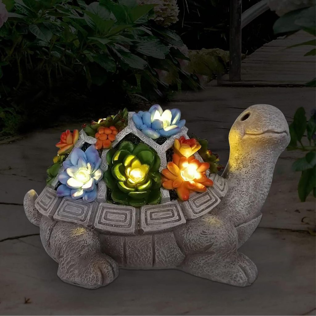 🤴 Yeomoo Solar Gartenfiguren Schildkröte Gartendeko für Draußen, mit Sukkulenten und 7 LED Leuchten Home Balkon Dekoration, Figur Kawaii Geschenke für Frauen/Mama Deko für Zimmer Terrasse25,99€ statt 42,29€ – 39,0 🔥🚚 Verkauft von Yeomoo und Versand durch Amazon2,084 Bewertungen: 4.5 / 5.0 ⭐️⭐️⭐️⭐️⭐️🛒 zu Amazon https://www.amazon.de/dp/B09SBBVKQ6/?th=1&tag=preisfehlerheute-21#038;psc=1&tag=preisfehlerheute-21