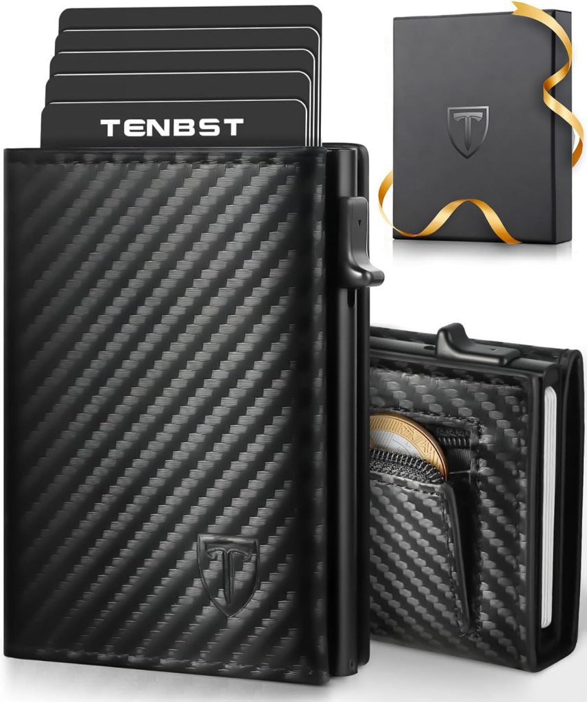 🤴 TENBST Geldbörse Herren | Slim Wallet mit Münzfach & RFID-Schutz | Portmonee Herren | Mini Kartenetui Kartenhalter | Brieftasche Geldbeutel und Geschenkbox | Carbon-Schwarz29,99€ statt 42,99€ - 31,00 % 🔥🚚 Verkauft von D58 Way und Versand durch Amazon4,282 Bewertungen: 4.4 / 5.0 ⭐️⭐️⭐️⭐️🛒 zu Amazon https://www.amazon.de/dp/B0D4F1JTMV/?amp%3Btag=preisfehlerheute-21&%3Bamp%3Bth=1&%3Bamp%3Bpsc=1&tag=preisfehlerheute-21