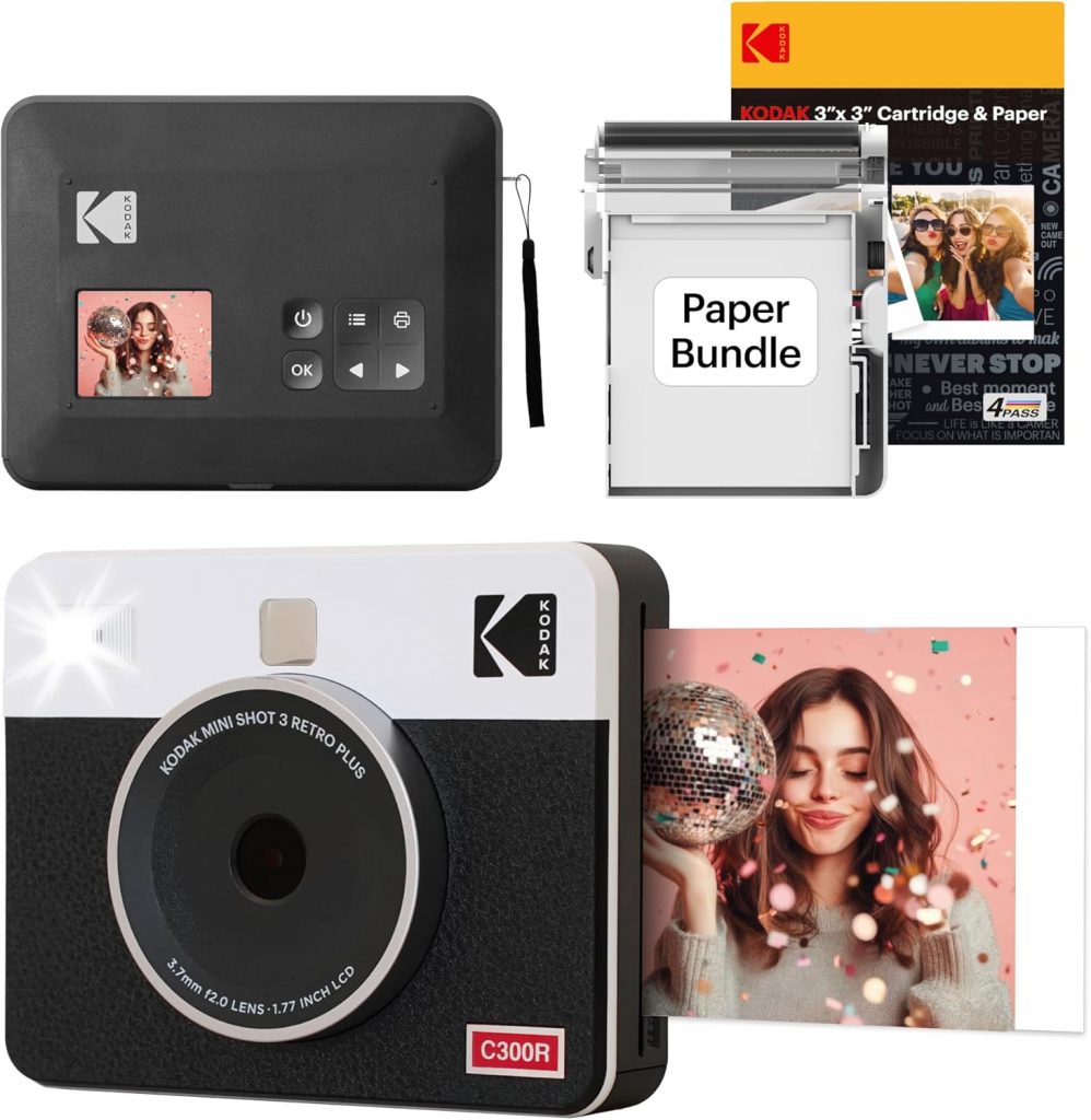 👑 Kodak Mini Shot 3 Retro 4PASS 2-in-1-Sofortbildkamera und Fotodrucker, tragbar (7,6 x 7,6 cm) + Paket mit 38 Blatt, Weiß109,99€ statt 149,99€ – 27,0 🔥🚚 Verkauft von Kodak Photo und Versand durch Amazon8,286 Bewertungen: 3.8 / 5.0 ⭐️⭐️⭐️⭐️🛒 zu Amazon https://www.amazon.de/dp/B08HCPRN88/?tag=preisfehlerheute-21