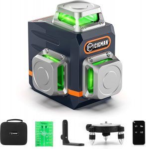 🤴 Kreuzlinienlaser, CIGMAN 3x360 Grad Gr&uuml;n Selbstnivellierend Laser Wasserwaage, Baulaser Kreuzlaser Linienlaser bis zu 30 Stunden mit wiederaufladbarer Lithium-Batterie f&uuml;r Innenbereich Baustelle109,98&euro; statt 159,99&euro; - 32,00 % 🔥🚚 Verkauft von CIGMAN Direct DE und Versand durch Amazon5,896 Bewertungen: 4.6 / 5.0 ⭐️⭐️⭐️⭐️⭐️🛒 zu Amazon https://www.amazon.de/dp/B08T87R8YS/?th=1&amp%3Bpsc=1&amp%3Btag=preisfehlerheute-21&tag=preisfehlerheute-21