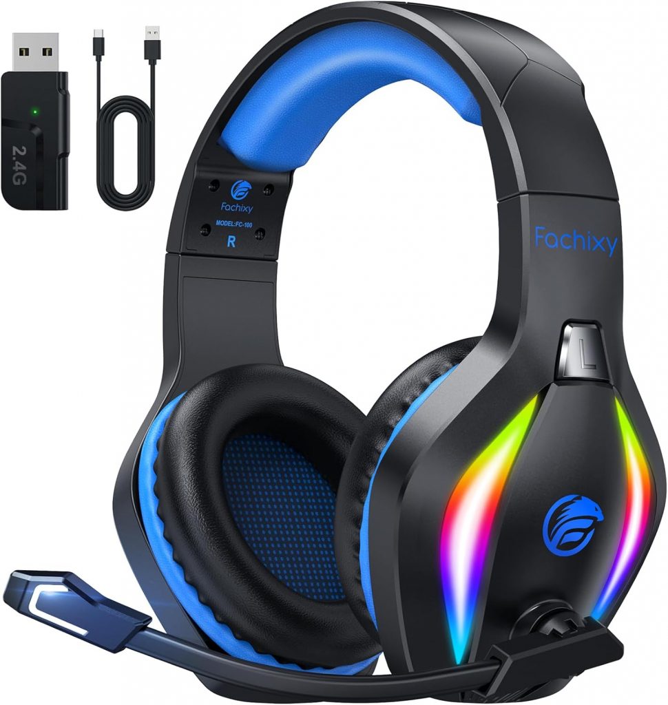 👑 Fachixy FC100 Headset mit Mikrofon, 2,4G Wireless Gaming Headset für PS5, PS4, PC, Switch, Mac, Surround Sound Bluetooth Gaming Kopfhörer kabellos mit LED Licht, Über 50 Stunden Akkulaufzeit35,67€ statt 59,99€ – 41,0 🔥🚚 Verkauft durch Amazon und Versand durch Amazon328 Bewertungen: 4.4 / 5.0 ⭐️⭐️⭐️⭐️🛒 zu Amazon https://www.amazon.de/dp/B0FDL13R3J/?tag=preisfehlerheute-21