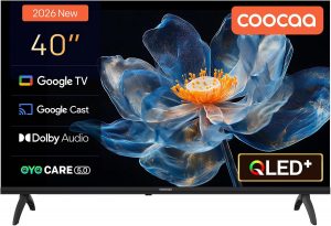 coocaa Smart TV 40 Zoll, 100cm, QLED FHD Fernseher kompatibel mit Google TV, HDR 10, Dolby Audio, Bluetooth 5.1, EyeCare, Google Cast, Triple Tuner DVB-T/-T2/-C/-S/-S2 CI+, 2026 Upgrade-Modell149,00€ statt 259,99€➡️ https://www.amazon.de/dp/B0FWS18641/?tag=preisfehlerheute-21