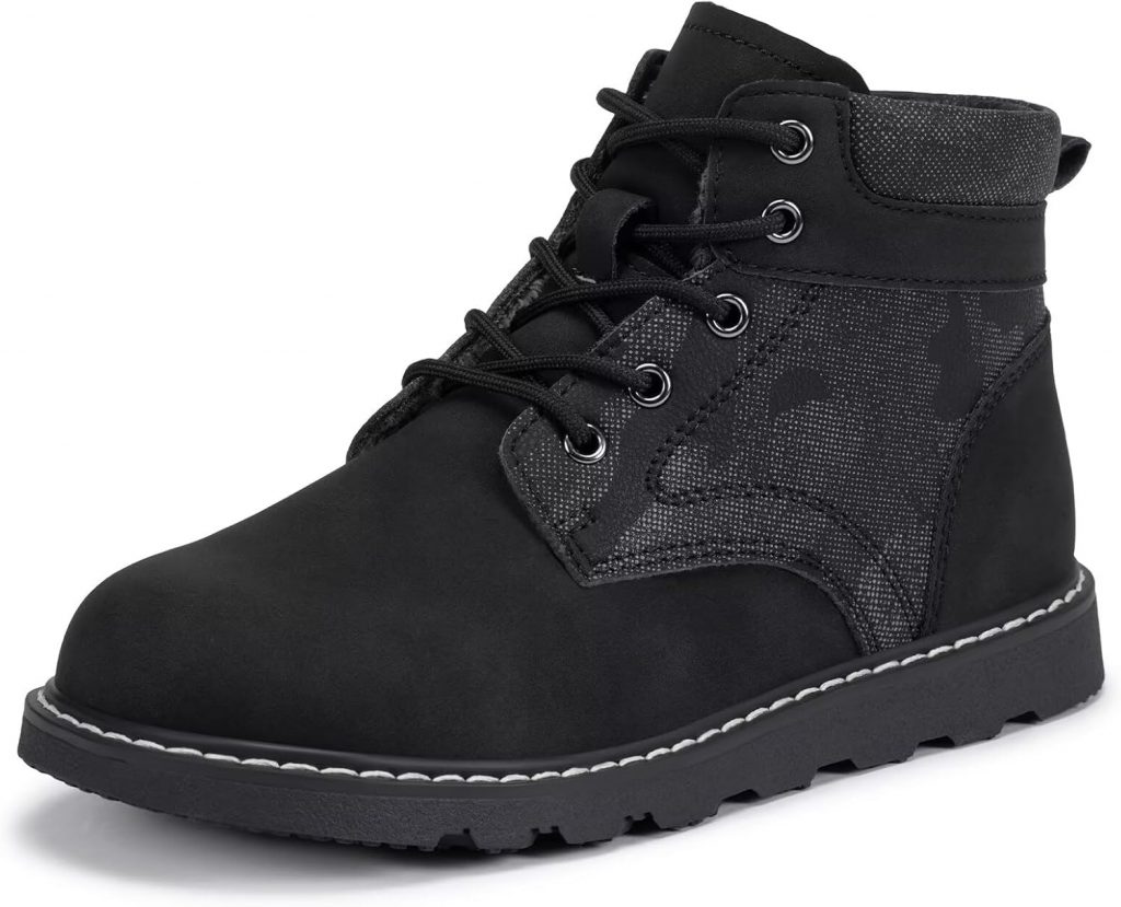 Frank Mully Outdoor-Stiefel für Frühling und Herbst für Jungen und Mädchen, stylische Schnürstiefel, mittelhohe Schuhe für Kinder und warme Stiefel., Schwarz06, 33 EU14.99€ statt 45.99€➡️ https://www.amazon.de/dp/B0FRM7S9ZK/?tag=preisfehlerheute-21