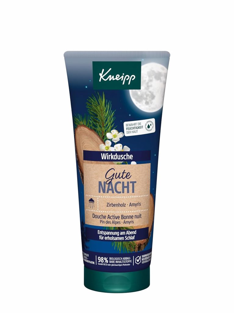 🤴 Kneipp Wirkdusche Gute Nacht – Duschgel mit ätherischen Ölen aus Zirbenholz & Amyris – wahrt das hauteigene Mikrobiom – 200ml2,79€ statt 3,99€ – 31,0 🔥🚚 Verkauft durch Amazon und Versand durch Amazon672 Bewertungen: 4.7 / 5.0 ⭐️⭐️⭐️⭐️⭐️🛒 zu Amazon https://www.amazon.de/dp/B09GZ5K29P/?tag=preisfehlerheute-21