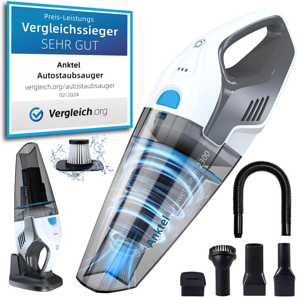 🤴 Anktel Handstaubsauger Testsieger mit Ladestation -PowerClean2300- Handstaubsauger Akku Kabellos Nass&Trocken mit Waschbar HEPA-Filter Handsauger Beutellos Staubsauger Ersatzfilter49,99€ statt 69,98€ – 29,0 🔥🚚 Verkauft von AnktelDirect DE und Versand durch Amazon3,174 Bewertungen: 4.2 / 5.0 ⭐️⭐️⭐️⭐️🛒 zu Amazon https://www.amazon.de/dp/B0B8X6Z3JZ/?tag=preisfehlerheute-21