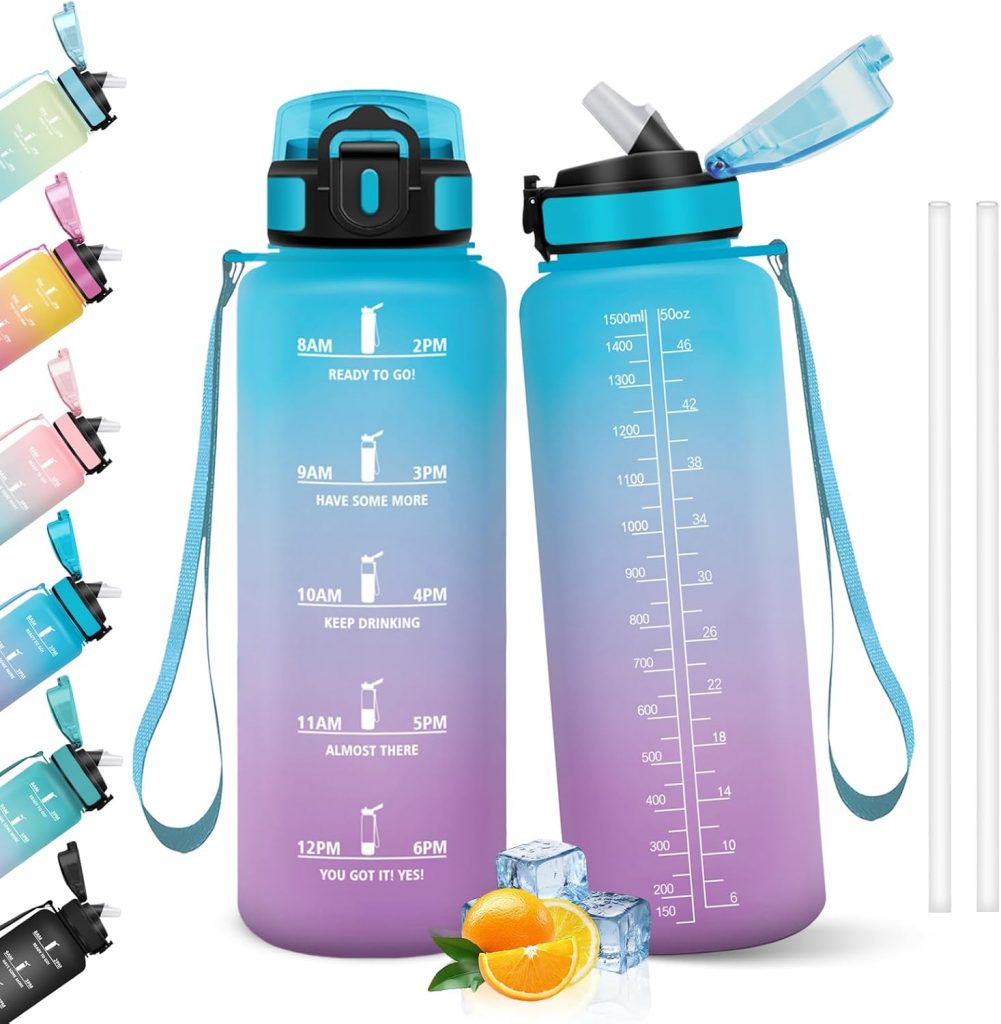 HoneyHolly Trinkflasche 1500ML, Auslaufsicher, Trinkflasche Kohlensäure Geeignet, Wasserflasche BPA-Frei, Sportflasche mit Strohhalm, Trinkflaschen Sport für Outdoor, Wandern, Fitness, Radfahren3.78€ ➡️ https://www.amazon.de/dp/B0F4XG2JDR/?tag=preisfehlerheute-21