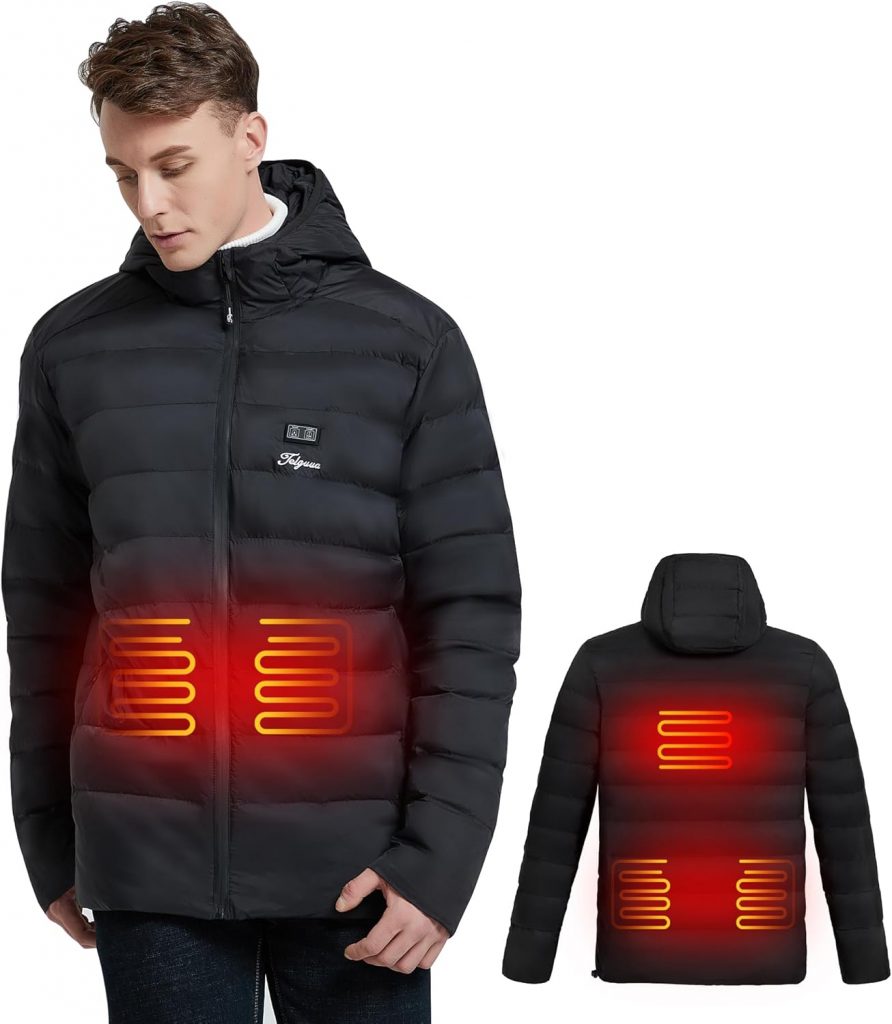 👑 Telguua Beheizbare Jacke mit Powerbank, Herren Heizjacke 14400mAh 7.4V, Beheizte Jacken with Kapuze, Heizbare Jacke Daunenjacke Winterjacke Wärmende Jacket für Weihnachten19,98€ statt 42,02€ – 53,0 🔥🚚 Verkauft von HEXINLIAN und Versand durch Amazon94 Bewertungen: 4.0 / 5.0 ⭐️⭐️⭐️⭐️🛒 zu Amazon https://www.amazon.de/dp/B0CDWDBHHQ/?th=1&tag=preisfehlerheute-21#038;psc=1&tag=preisfehlerheute-21