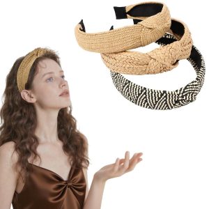 Srotmirw Haarreifen Damen Sommer, 3 St&uuml;ck Haarreif Geflochten in Braun Serie oder schwarzen Streifen f&uuml;r Damen und M&auml;dchen1.75&euro; ➡️ https://www.amazon.de/dp/B0FJ5HBVNH/?tag=preisfehlerheute-21