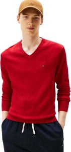 Tommy Hilfiger Herren Pullover Essential Cotton V-Ausschnitt, Rot (Medium Red), XS52,43&euro; statt 99,90&euro;➡️ https://www.amazon.de/dp/B0DSYF17R9/?tag=preisfehlerheute-21