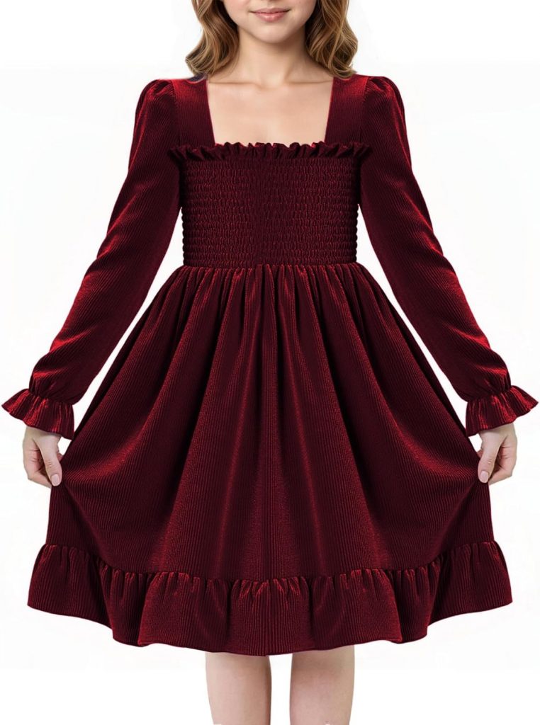 👑 JiAmy Kleider für Mädchen Samt Langarmkleid Kinder Quadratischer Hals Festliches Elegantes Prinzessin Mädchen Kleid Rüschensaum Herbst Winter Hochzeit Geburtstag Partykleid für 1-8 Jahre4,74€ statt 6,99€ – 33,0 🔥🚚 Verkauft von JiAmy-EU und Versand durch Amazon26 Bewertungen: 4.0 / 5.0 ⭐️⭐️⭐️⭐️🛒 zu Amazon https://www.amazon.de/dp/B0FHKQLDR3/?th=1&tag=preisfehlerheute-21#038;psc=1&tag=preisfehlerheute-21