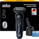 Braun Series 5 Rasierer Herren Elektrisch, Elektrorasierer, Nass- und Trockenrasur, Turbo und Standard Modus, Rasierapparat, SmartCare Reinigungsstation, Wasserdicht, Made in Germany, 52-B7000cc, Blau93,99€ statt 194,99€➡️ https://www.amazon.de/dp/B0D7WCF4T8/?tag=preisfehlerheute-21
