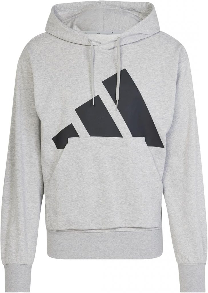 🤴 adidas Men's Essentials Big Logo French Terry Hoodie