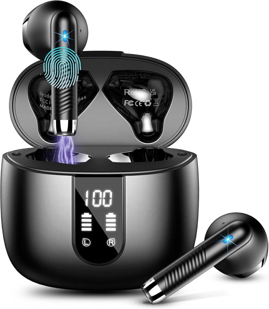 🤴 Bluetooth Kopfhörer, In Ear Kopfhörer Kabellos Bluetooth 5.4 Kabellose Kopfhörer mit 4 Mic, Neue ENC Noise Cancelling Wireless Earbuds 48H Tiefer Bass, IP7 Wasserdicht Ohrhörer LED-Anzeige USB-C20,39€ statt 32,99€ – 39,0 🔥🚚 Verkauft von Drsaec-EU und Versand durch Amazon26,859 Bewertungen: 4.3 / 5.0 ⭐️⭐️⭐️⭐️🛒 zu Amazon https://www.amazon.de/dp/B0BHWCJNWP/?th=1&tag=preisfehlerheute-21#038;psc=1&tag=preisfehlerheute-21