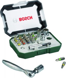 🤴 Bosch 26tlg. Schrauberbit- und Ratschen-Set (Extra harte Qualität, mit Adapter, Universalhalter, Zubehör Bohrschrauber und Schraubendreher)13,57€ statt 19,39€ - 31,00 % 🔥🚚 Verkauft durch Amazon und Versand durch Amazon12,532 Bewertungen: 4.6 / 5.0 ⭐️⭐️⭐️⭐️⭐️🛒 zu Amazon https://www.amazon.de/dp/B00HY7LV6E/?tag=preisfehlerheute-21