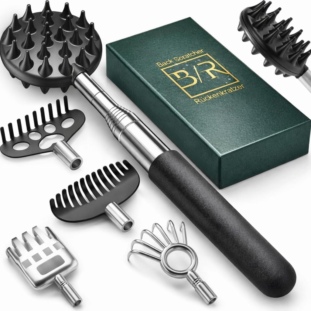 🤴 Rückenkratzer Ausziehbarer mit 5 abnehmbaren Kratzköpfen, Verstärktem Griff aus Edelstahl, Geschenke für Männer, Väter und Frauen, Vatertagsgeschenk Geschenke für Papa9,99€ statt 15,99€ – 38,0 🔥🚚 Verkauft von weijiastore und Versand durch Amazon706 Bewertungen: 4.6 / 5.0 ⭐️⭐️⭐️⭐️⭐️🛒 zu Amazon https://www.amazon.de/dp/B0D7CFBKX2/?th=1&tag=preisfehlerheute-21#038;psc=1&tag=preisfehlerheute-21