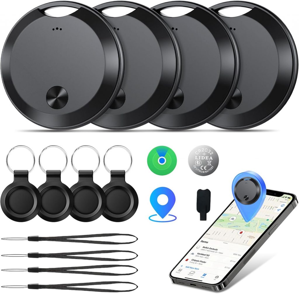 👑 Air Tracker Tags 4er Pack Schlüsselfinder, Air Tracker Tag Kompatibel mit Apple Wo ist? APP (Nur iOS), Koffer Tracker für Taschen/Gepäck/Key, Batterielebensdauer EIN Jahr, IP67 wasserdicht (4er Pack)💰 nur 23,99🚚 Verkauft von shen zhen shi yu tang ke ji you xian gong si und Versand durch Amazon278 Bewertungen: 4.6 / 5.0 ⭐️⭐️⭐️⭐️⭐️🛒