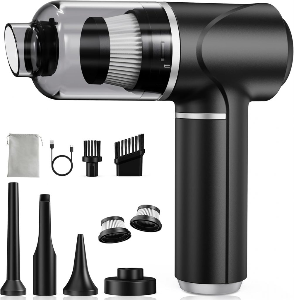 Piarhlie Handstaubsauger Akku Kabellos 30kPa – Mini Auto Staubsauger mit Bürstenloser Motor Stark Autostaubsauger Handsauger für Autos, Büros, Schlafzimmer, Küche, Wohnzimmer (Optimiert)28,49€ statt 99,99€➡️ https://www.amazon.de/dp/B0FD9YPXN3/?tag=preisfehlerheute-21