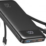 Charmast Power Bank, 22,5W Powerbank 20000mAh mit 4 Kabel und LED-Display, USB C PD3.0 QC4.0 Externe Handyakkus mit 6 Ausgängen Kompatibel mit iPhone 17 16 15 14 13 12 Pro Max Plus Samsung S24 Tablet12,80€ statt 23,70€➡️ https://www.amazon.de/dp/B0CJHX3Q83/?tag=preisfehlerheute-21