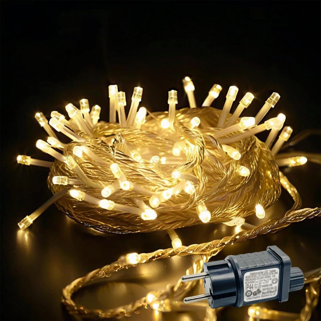 YJY LIGHT Lichterkette Außen 25 m mit 200 LED Warmweiß, IP44 Wasserdicht, 8 Modi & Timer, mit Memory-Funktion, Netzstecker, Weihnachtsbeleuchtung für Garten, Balkon & Terrasse4,99€ statt 12,99€➡️ https://www.amazon.de/dp/B0F3VZW3PG/?tag=preisfehlerheute-21