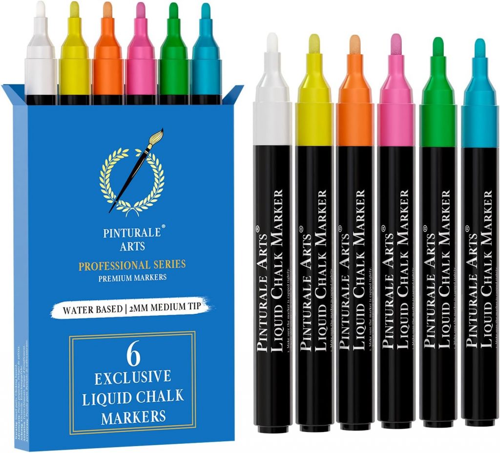 👑 Pinturale Arts® Set 6 Kreidestifte Für Tafel Abwaschbar | 2mm Spitze | Kreidestifte Für Fenster, Glas, Metall, Keramik | Chalk Marker, Kreidestift, Fensterstifte Abwaschbar2,95€ statt 9,69€ - 70,00 % 🔥🚚 Verkauft von Leonition und Versand durch Amazon217 Bewertungen: 4.3 / 5.0 ⭐️⭐️⭐️⭐️🛒 zu Amazon https://www.amazon.de/dp/B0DG2ZPGSQ/?amp%3Btag=preisfehlerheute-21&tag=preisfehlerheute-21