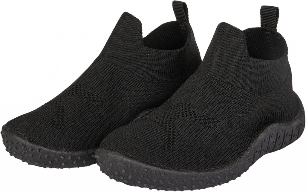 Sterntaler Badeschuhe knöchelhoch – Unisex Baby Aquaschuhe – mit ergonomischer Sohle – Flexibles Funktionsmaterial – Bequeme Strand Slipper – Kinder Bademode – Farbe schwarz, Größe
