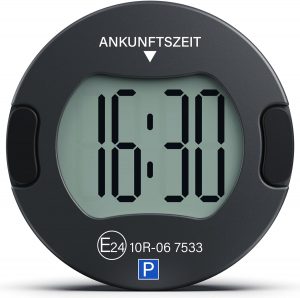 Parkturon Elektronische Parkscheibe PT01 mit Zulassung, Automatische Parkscheibe elektrisch f&uuml;r Autos, Digitale Parkuhr mit 2 Displays & Nachtparkmodus (Schwarz)10,37&euro; statt 28,79&euro;Code: 6M9ZZWW4 (🛒 an der Kasse eingeben)➡️ https://www.amazon.de/dp/B0GKZ8K4VN/?tag=preisfehlerheute-21