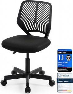 Ergoreal Ergonomischer B&uuml;rostuhl ohne Armlehne, B&uuml;rostuhl mit Rollen & H&ouml;henverstellung, B&uuml;rostuhl Cozy mit Ergonomischer R&uuml;ckenlehne,Homeoffice/Arbeitszimmer/Studienzimmer (Tiefe Schwarz)29.49&euro; ➡️ https://www.amazon.de/dp/B0GS114P93/?tag=preisfehlerheute-21