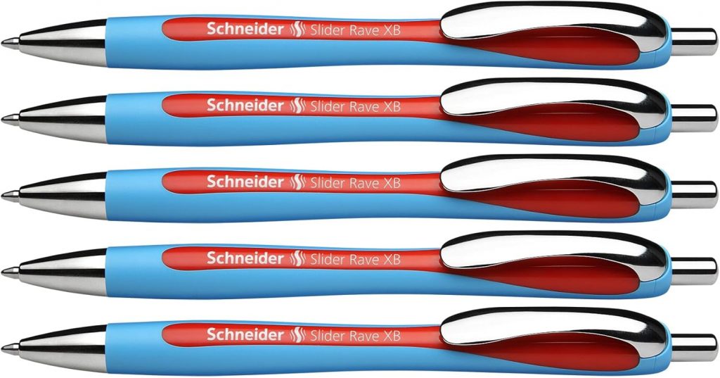 🤴 Schneider 132502 Slider Rave XB Kugelschreiber (Weiches Schreiben ohne Kratzen für lange Texte in Schule, Uni und Beruf) 5 Stück, Blau-Rot, Tinte: Rot16,00€ statt 22,00€ – 28,0 🔥🚚 Verkauft und Versand durch Papierhaus Julius Schöll9,395 Bewertungen: 4.8 / 5.0 ⭐️⭐️⭐️⭐️⭐️🛒 zu Amazon https://www.amazon.de/dp/B00CEPVUB2/?th=1&tag=preisfehlerheute-21#038;psc=1&tag=preisfehlerheute-21