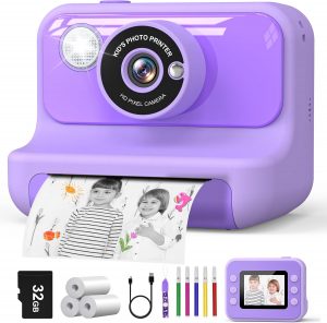 🤴 Hangrui Sofortbildkamera Kinder, 2,4 Zoll Kinderkamera Sofortbildkamera mit 32G Karte & Druckpapier, 1080P Kamera Kinder Sofortdruck mit Farbige Stifte, Geschenk für Kinders 3-12 Jahren-Lila28,49€ statt 45,99€ - 39,00 % 🔥🚚 Verkauft von hengxiangyuanuk und Versand durch Amazon1,568 Bewertungen: 4.5 / 5.0 ⭐️⭐️⭐️⭐️⭐️🛒 zu Amazon https://www.amazon.de/dp/B0DFYPBJP1/?tag=preisfehlerheute-21