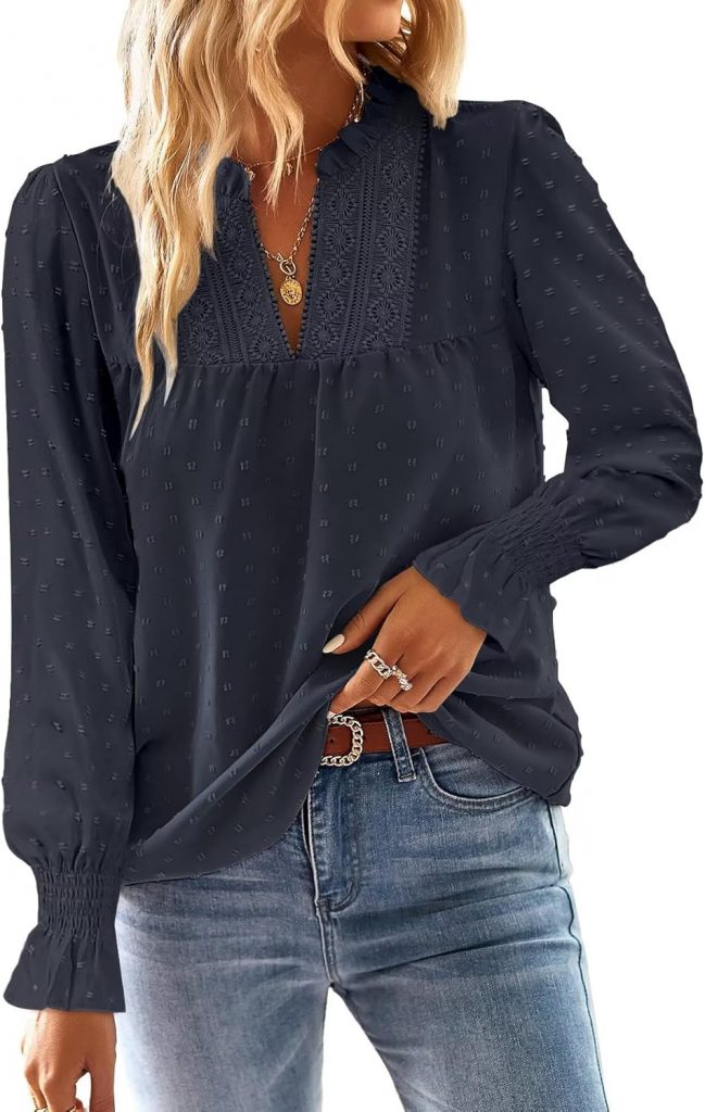 🤴 Langarmshirt Damen Herbst Boho Top Oberteile Fließend Elegant V-Ausschnitt T Shirt Süß Lässig Outfits Frühling Winter Longshirt Spitze Kleidung Paspel Volant29,99€ statt 39,99€ – 26,0 🔥🚚 Verkauft von aiaolan und Versand durch Amazon308 Bewertungen: 4.4 / 5.0 ⭐️⭐️⭐️⭐️🛒 zu Amazon https://www.amazon.de/dp/B0FJWN11B4/?th=1&tag=preisfehlerheute-21#038;psc=1&tag=preisfehlerheute-21