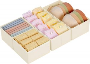 🤴 Kleiderschrank Schrank Organizer - 4er Set Schubladen Organizer Kleidung Baby, Faltbare Aufbewahrungsbox Stoffboxen Aufbewahrung für kommode, Socken, BHs, Beige5,69€ statt 9,99€ - 44,00 % 🔥🚚 Verkauft von tingsenAMZ und Versand durch Amazon355 Bewertungen: 4.4 / 5.0 ⭐️⭐️⭐️⭐️🛒 zu Amazon https://www.amazon.de/dp/B0D5QF91F7/?th=1&%3Bpsc=1&%3Btag=preisfehlerheute-21&tag=preisfehlerheute-21