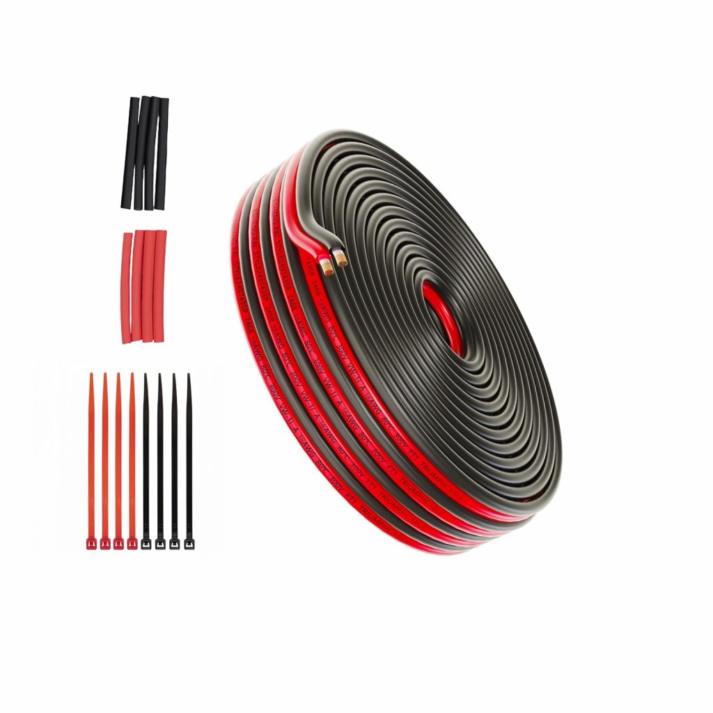 7,62 Meter 2×0,5 mm² Lautsprecherkabel/OFC Boxenkabel 2 adrige PVC Litze Elektrischer Draht rot/schwarz for LED Streifen/Lampen/Audio Speaker Kabel/HiFi Cable/Heimwerker/Stereoanlage Meterware4.32€ ➡️ https://www.amazon.de/dp/B0D6FZHMH3/?tag=preisfehlerheute-21