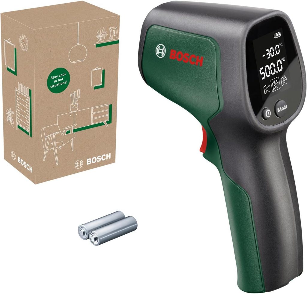 👑 Bosch Infrarotthermometer UniversalTemp (-30&deg;C&hellip;+500&deg;C, einfach und pr&auml;zise messen, 3 vordefinierte Materialgruppen, im E-Commerce Karton)33,59&euro; statt 54,99&euro; - 39,00 % 🔥🚚 Verkauft durch Amazon und Versand durch Amazon895 Bewertungen: 4.6 / 5.0 ⭐️⭐️⭐️⭐️⭐️🛒 zu Amazon https://www.amazon.de/dp/B0CFVZQFZ5/?amp%3Btag=preisfehlerheute-21&tag=preisfehlerheute-21