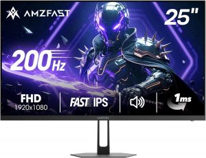 🤴 Amzfast Gaming Monitor 25 Zoll - 200Hz Fast IPS, FHD 1920x1080, 1ms MPRT, 124% sRGB, 320 cd/m&sup2;, HDR, Integrierte Lautsprecher, VESA 75x75, HDMI 2.0/DP 1.4 - AMZG25X199,99&euro; statt 139,99&euro; - 29,00 % 🔥🚚 Verkauft von Amzfast Official und Versand durch Amazon33 Bewertungen: 4.3 / 5.0 ⭐️⭐️⭐️⭐️🛒 zu Amazon https://www.amazon.de/dp/B0FRFQ7NPQ/?th=1&amp%3Bpsc=1&amp%3Btag=preisfehlerheute-21&tag=preisfehlerheute-21