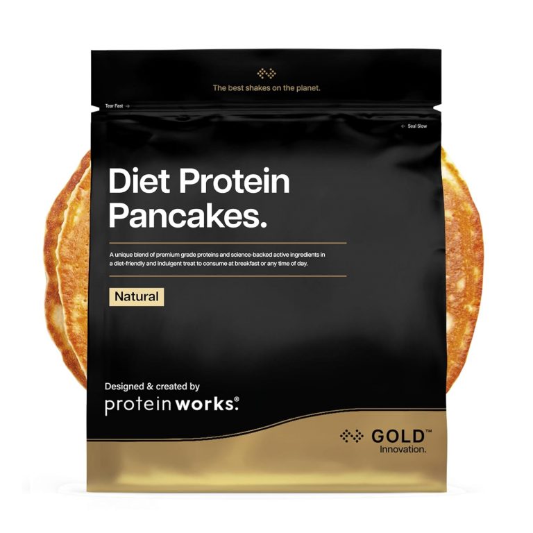 Diet Protein Pancakes| Natürlich | Proteinreicher, zuckerarmer Snack | Schnell & einfach herzustellen | Protein Works | 500g