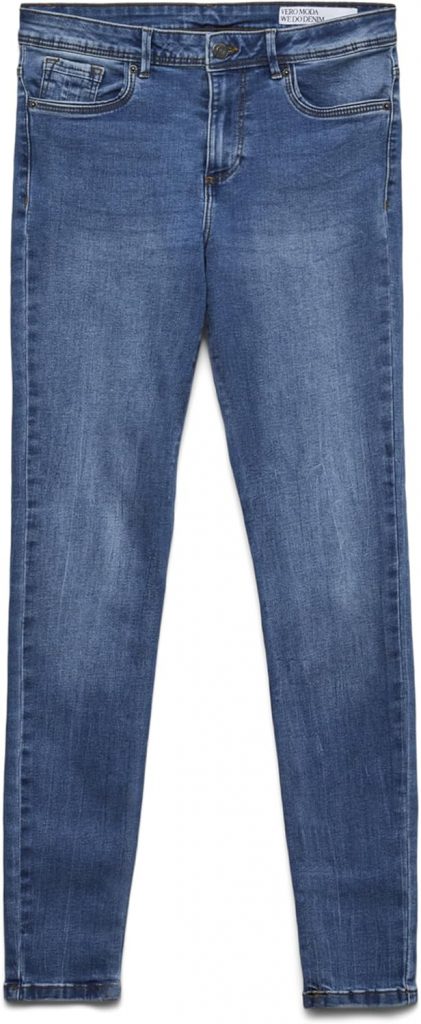 🤴 VERO MODA Damen VMTANYA MR S Piping Jeans VI207 GA 10225