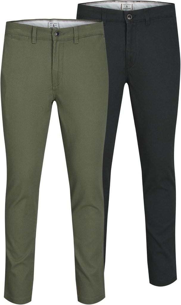 🤴 JACK & JONES Mens 2 Pack Marco Chino Trousers Cotton25,57€ statt 54,99€ – 54,0 🔥🚚 Verkauft durch Amazon und Versand durch Amazon212 Bewertungen: 4.2 / 5.0 ⭐️⭐️⭐️⭐️🛒 zu Amazon https://www.amazon.de/dp/B085GZMK5X/?th=1&tag=preisfehlerheute-21#038;psc=1&tag=preisfehlerheute-21