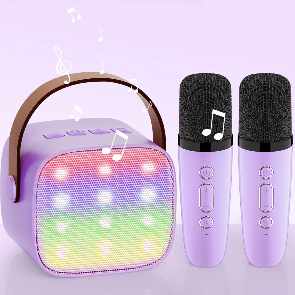 👑 Wowstar Karaoke Maschine mit 2 Mikrofonen, [Premiumversion] Bluetooth Karaoke Maschine für Kinder Erwachsene mit Stimme wechselnde Effekte & LED-Lichter Jungen Mädchen Geschenke Heimparty (lila)19,97€ statt 29,99€ – 34,0 🔥🚚 Verkauft von DGMY Direct und Versand durch Amazon1,375 Bewertungen: 4.4 / 5.0 ⭐️⭐️⭐️⭐️🛒 zu Amazon https://www.amazon.de/dp/B0CLGNQCFL/?th=1&tag=preisfehlerheute-21#038;psc=1&tag=preisfehlerheute-21