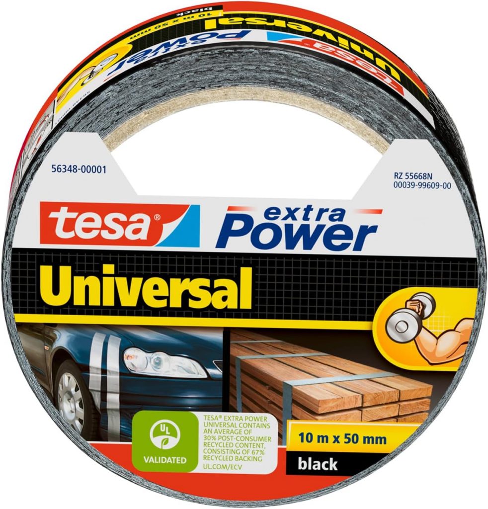 🤴 tesa extra Power Universal Gewebeband – Gewebeverstärktes Ductape zum Reparieren, Befestigen, Bündeln, Verstärken oder Abdichten – Schwarz – 10 m x 50 mm5,47€ statt 9,28€ – 42,0 🔥🚚 Verkauft durch Amazon und Versand durch Amazon9,016 Bewertungen: 4.5 / 5.0 ⭐️⭐️⭐️⭐️⭐️🛒 zu Amazon https://www.amazon.de/dp/B0001M0H3M/?tag=preisfehlerheute-21