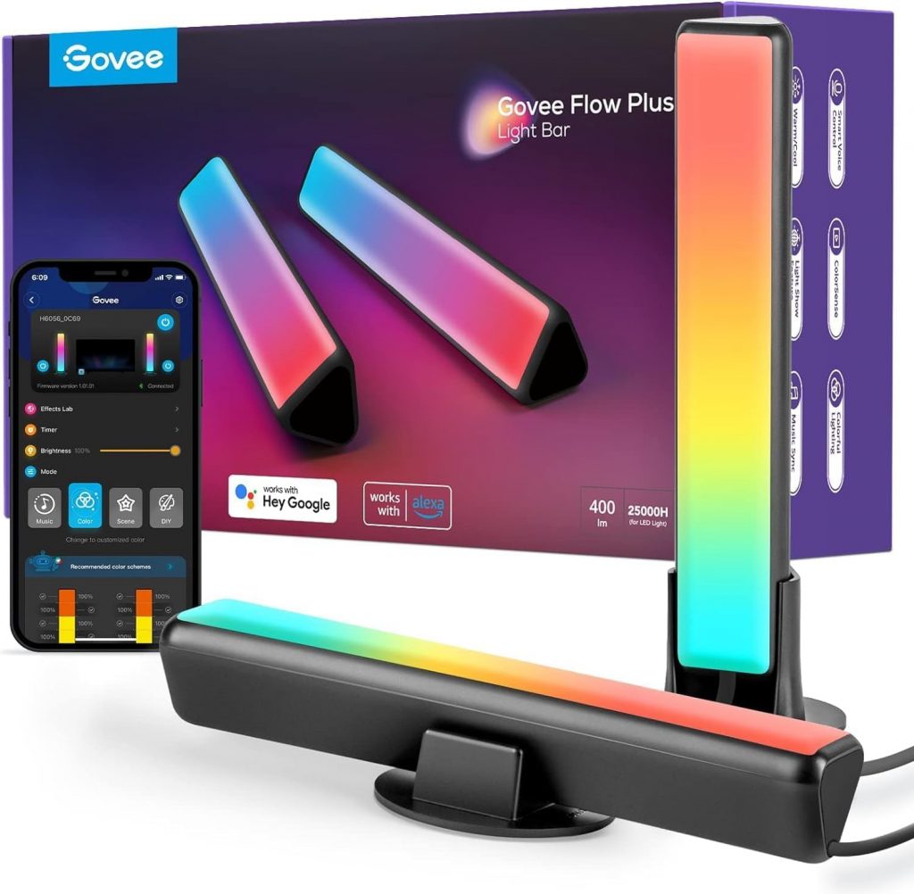 🤴 Govee Smart LED Lightbar, Dimmbar RGBICWW TV Hintergrundbeleuchtung, Music Sync, 2200-6500K, 3 Installationsmethoden, Funktioniert mit Alexa und Google Assistant, für TV, Monitor, PC, Gaming Deko49,99€ statt 69,98€ – 29,0 🔥🚚 Verkauft von Govee DE und Versand durch Amazon2,028 Bewertungen: 4.5 / 5.0 ⭐️⭐️⭐️⭐️⭐️🛒 zu Amazon https://www.amazon.de/dp/B098P1X4KJ/?tag=preisfehlerheute-21