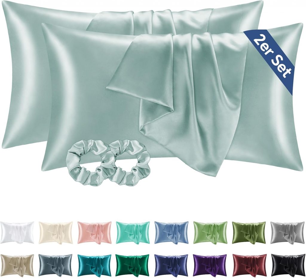 🤴 BEDELITE Satin Kissenbezug 40 x 80 Dunstblau - Kopfkissenbezug 2er Set Weich wie Seidenkissenbezug 40x80 Sommer mit 2 Haargummis für Haar und Haut, Similar to Silk Pillowcase Pillow Cover8,49€ statt 10,99€ - 23,00 % 🔥🚚 Verkauft von Elite Collection EU und Versand durch Amazon515 Bewertungen: 4.4 / 5.0 ⭐️⭐️⭐️⭐️🛒 zu Amazon https://www.amazon.de/dp/B0FHP1PJGS/?amp%3Btag=preisfehlerheute-21&%3Bamp%3Bth=1&%3Bamp%3Bpsc=1&tag=preisfehlerheute-21