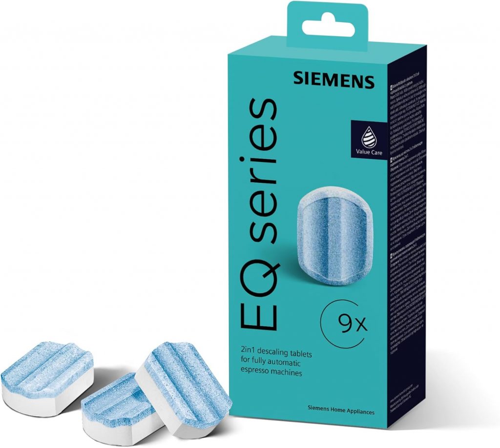 🤴 Siemens Multipack TZ80032A, 9 Entkalkungstabletten, schützt vor Korrosion, passend für Kaffeevollautomaten der EQ Reihe, sowie Einbauvollautomaten26,99€ statt 40,99€ - 35,00 % 🔥🚚 Verkauft von Kofelec und Versand durch Amazon23,607 Bewertungen: 4.8 / 5.0 ⭐️⭐️⭐️⭐️⭐️🛒 zu Amazon https://www.amazon.de/dp/B09T3718X4/?amp%3Btag=preisfehlerheute-21&%3Bamp%3Bth=1&%3Bamp%3Bpsc=1&tag=preisfehlerheute-21
