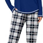 Ekouaer Schlafanzug Damen Lang Weich Pyjama Set Kuschelig Zweiteiliger Sleepwear Karierte Winter Hausanzug Marineblaurosa S9.99€ statt 32.99€➡️ https://www.amazon.de/dp/B0FHG39LGX/?tag=preisfehlerheute-21