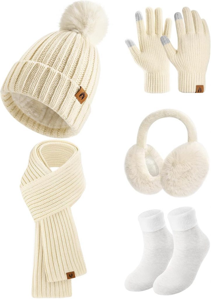 👑 Wintermütze Damen Fleece Gefütterte Handschuhe Damen Wärmer Lange Strickmütze Schal Warm Beanie Mütze Ohrenschützer Schal Handschuhe Socken-5 Stück Set Gestrickte Winter Geschenk14,84€ statt 27,99€ - 47,00 % 🔥🚚 Verkauft von Veayada und Versand durch Amazon503 Bewertungen: 4.5 / 5.0 ⭐️⭐️⭐️⭐️⭐️🛒 zu Amazon https://www.amazon.de/dp/B0CC1RR24R/?amp%3Btag=preisfehlerheute-21&tag=preisfehlerheute-21