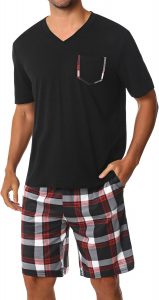 🤴 Uniexcosm Schlafanzug Herren Kurz Pyjama Set Baumwolle Zweiteiliger Kurzarm Nachtw&auml;sche Oberteil und Karierte Kurze Hosen Sleepwear f&uuml;r Sommer17,98&euro; statt 19,98&euro; - 11,00 % 🔥🚚 Verkauft von JingLong-EU und Versand durch Amazon734 Bewertungen: 4.5 / 5.0 ⭐️⭐️⭐️⭐️⭐️🛒 zu Amazon https://www.amazon.de/dp/B0CQCCPN1W/?th=1&amp%3Bpsc=1&amp%3Btag=preisfehlerheute-21&tag=preisfehlerheute-21