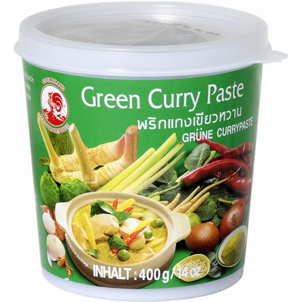 🤴 Cock Currypaste, grün, sehr scharf, authentisch thailändisch Kochen, natürliche Zutaten, vegan, halal und glutenfrei (1 x 400 g)3,39€ statt 4,95€ – 32,0 🔥🚚 Verkauft durch Amazon und Versand durch Amazon487 Bewertungen: 4.6 / 5.0 ⭐️⭐️⭐️⭐️⭐️🛒 zu Amazon https://www.amazon.de/dp/B003UG5MFO/?tag=preisfehlerheute-21
